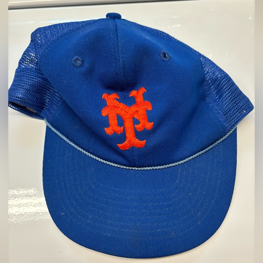 Vintage APSCO NEW YORK METS Mesh Cap (Adjustable Snap Back)